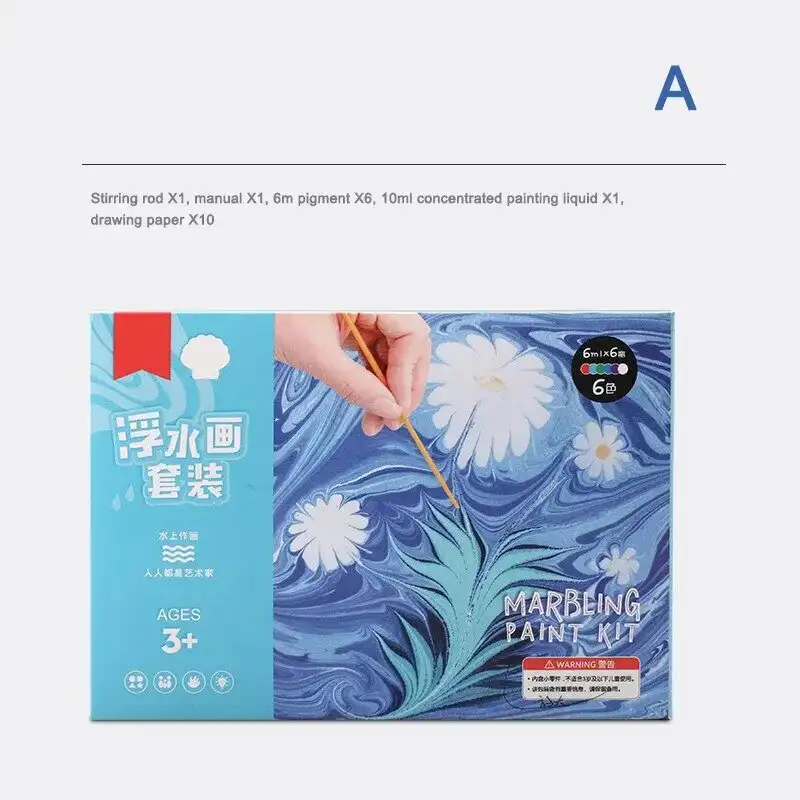 DIY Water Marbling Paint Art Kit