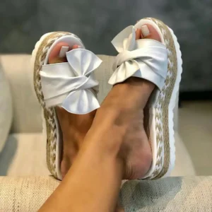 Daily Comfy Bowknot Slip On Sandals