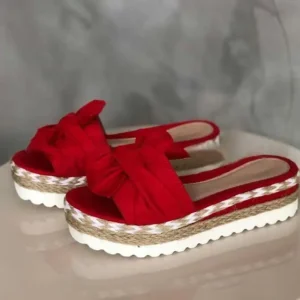 Daily Comfy Bowknot Slip On Sandals