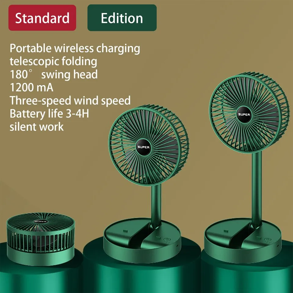 Desktop USB Foldable Silent Electric Fan