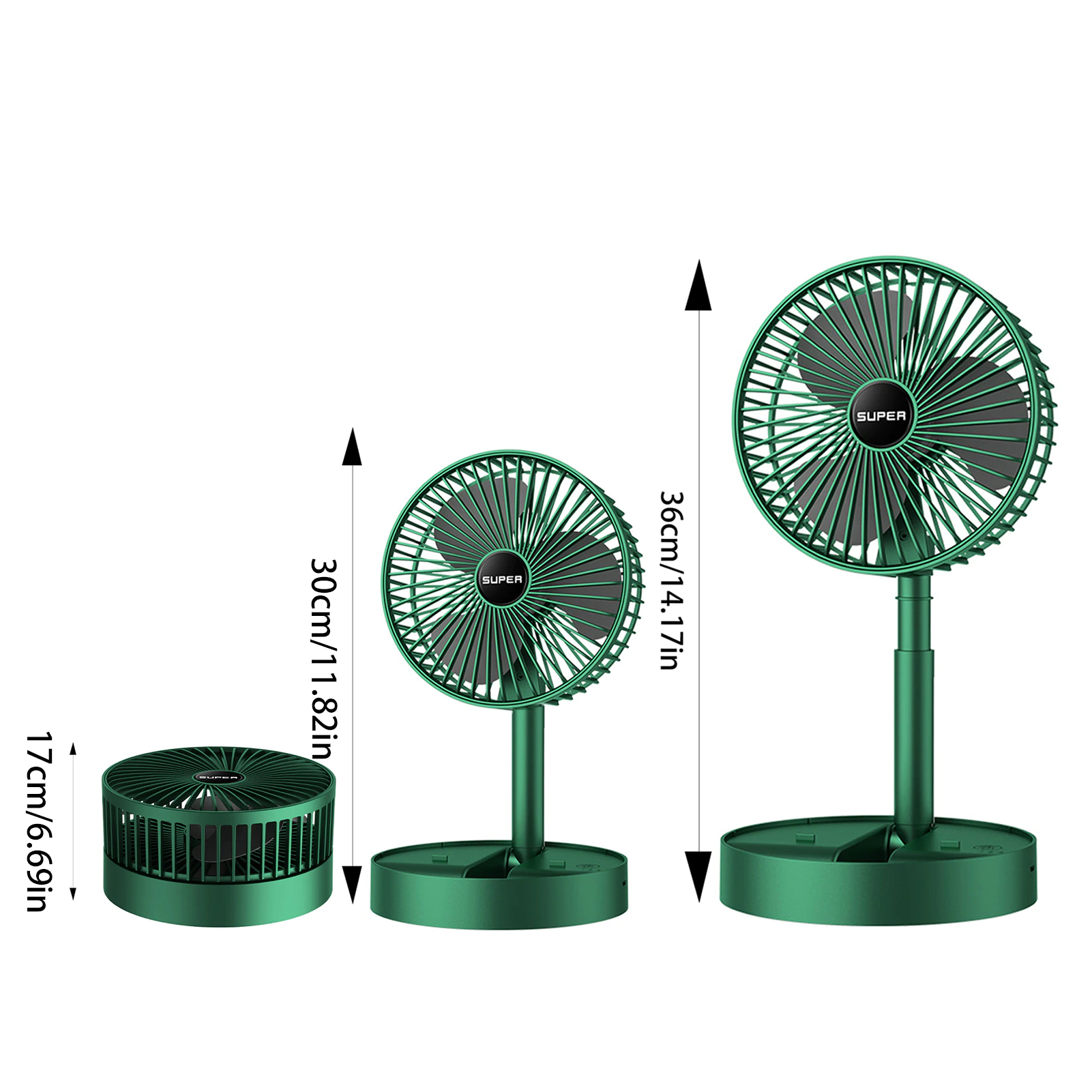Desktop USB Foldable Silent Electric Fan
