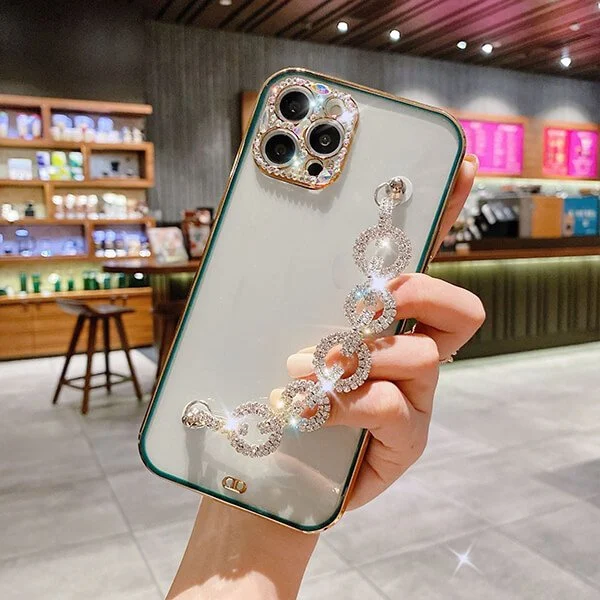Diamond bracelet phone case