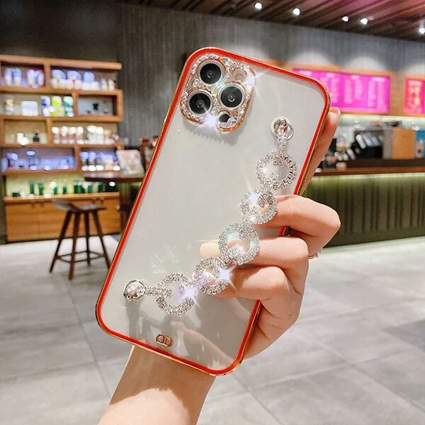 Diamond bracelet phone case