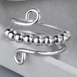 Drive Away Your Anxiety Circle Beads Fidget Ring