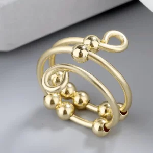 Drive Away Your Anxiety Circle Beads Fidget Ring