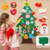 Felt Christmas Tree Set With 34PCS Ornaments Wall Hanging Tree