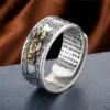 Feng Shui Pixiu Mani Mantra Protection Wealth Ring