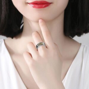 Feng Shui Pixiu Mani Mantra Protection Wealth Ring