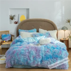 Fluffy Blanket With Pillow Cover