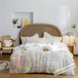 Fluffy Blanket With Pillow Cover