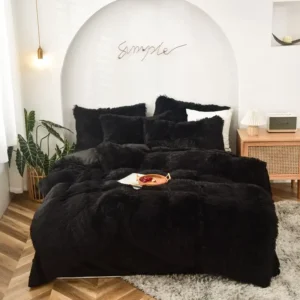 Fluffy Blanket With Pillow Cover