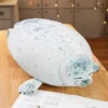 Fluffy Plush Seal Pillow
