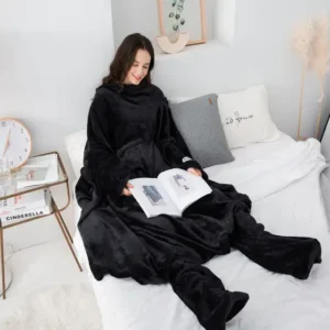 Full Body Snuggle Blanket With Sleeves