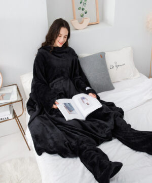 Full Body Snuggle Blanket With Sleeves