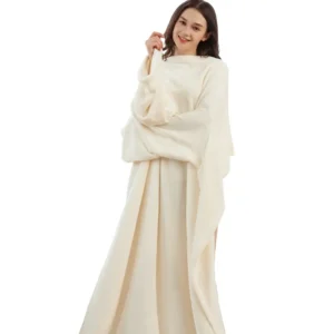Full Body Snuggle Blanket With Sleeves