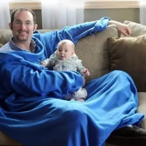 Full Body Snuggle Blanket With Sleeves