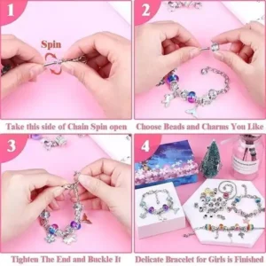 Gift Boxed Charm Bracelet Jewerly Making Kit