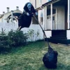 Halloween Decoration Garden Grim Reaper Ghostface Scarecrow Yard Art Hanging Scary Scream Ghostface Scarecrow Halloween Props