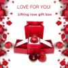 I Love You Roses Bloom Necklace in 100 Languages Gift Set