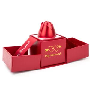 I Love You Roses Bloom Necklace in 100 Languages Gift Set