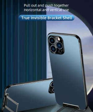 Invisible Bracket Magnetic Charging Case for iPhone
