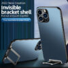 Invisible Bracket Magnetic Charging Case for iPhone