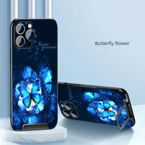 Invisible Bracket Magnetic Charging Case for iPhone