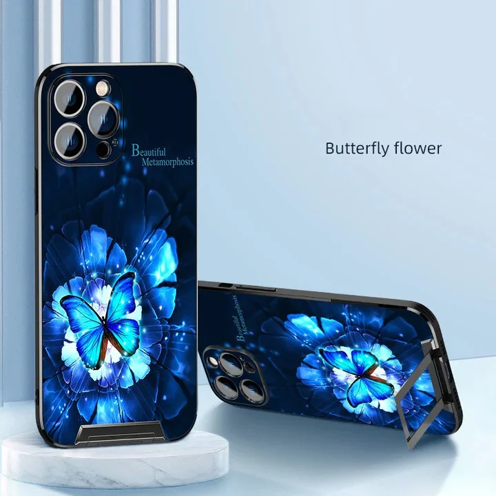 Invisible Bracket Magnetic Charging Case for iPhone