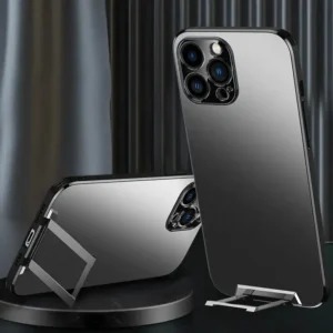 Invisible Bracket Magnetic Charging Case for iPhone
