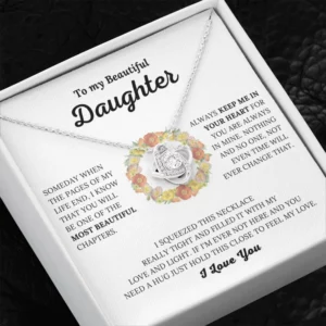 Keep Me In Your Heart - Love Knot Necklace