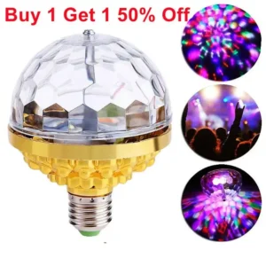LED Disco Ball Colorful Rotating Bulb