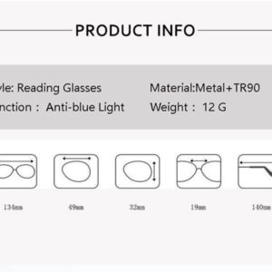 Lightweight Minimalist Reading Glasses