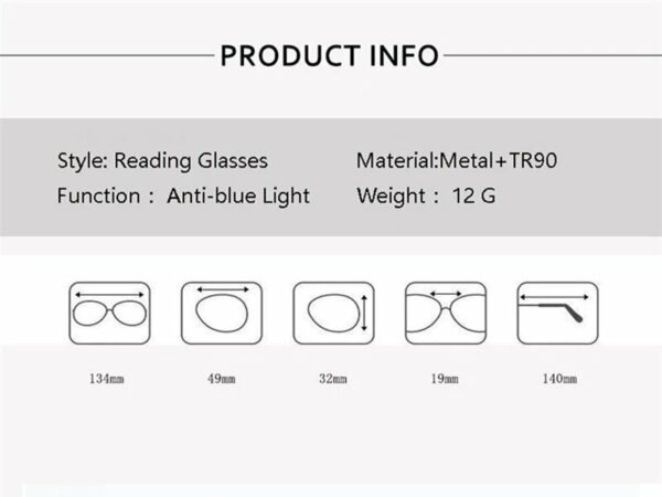 Lekkie, minimalistyczne okulary do czytania