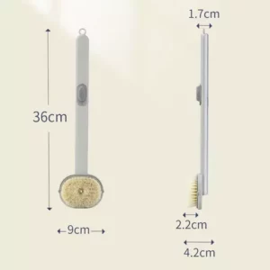 Long Handle Detachable Bath Massager Brush