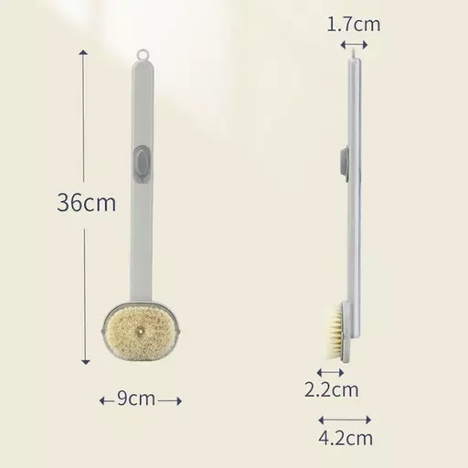 Long Handle Detachable Massager Bath Brush