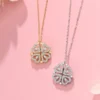 Lucky Heart Necklace And Six Roses