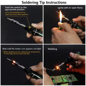 MT-100 Wireless Multi-function Portable Butane Gas Soldering Torch Welding Tools