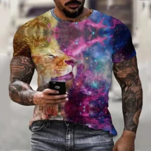 Men's 3D Print Casual Top T-Shirt
