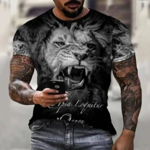 Men's 3D Print Casual Top T-Shirt