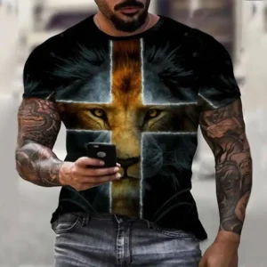 Men's 3D Print Casual Top T-Shirt