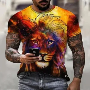 Men's 3D Print Casual Top T-Shirt