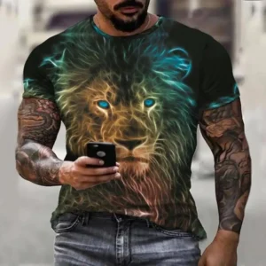 Men's 3D Print Casual Top T-Shirt