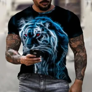 Men's 3D Print Casual Top T-Shirt