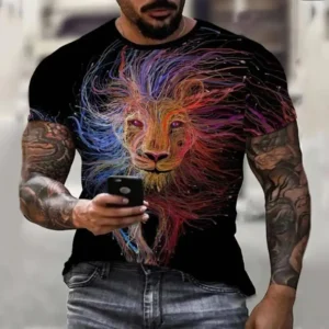 Men's 3D Print Casual Top T-Shirt