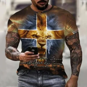 Men's 3D Print Casual Top T-Shirt
