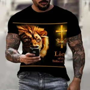 Men's 3D Print Casual Top T-Shirt