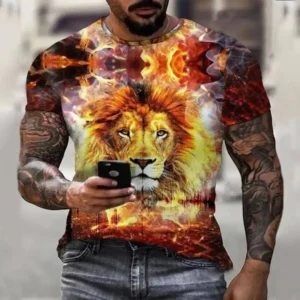 Men's 3D Print Casual Top T-Shirt