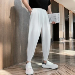 Mens Super Cooling Loose-Fit Jogger Pants
