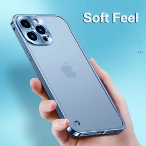 Metal Frame Magnetic Charging iPhone Case