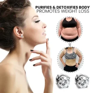 Metiz PLUS Lymphvity Magnetherapy Earrings